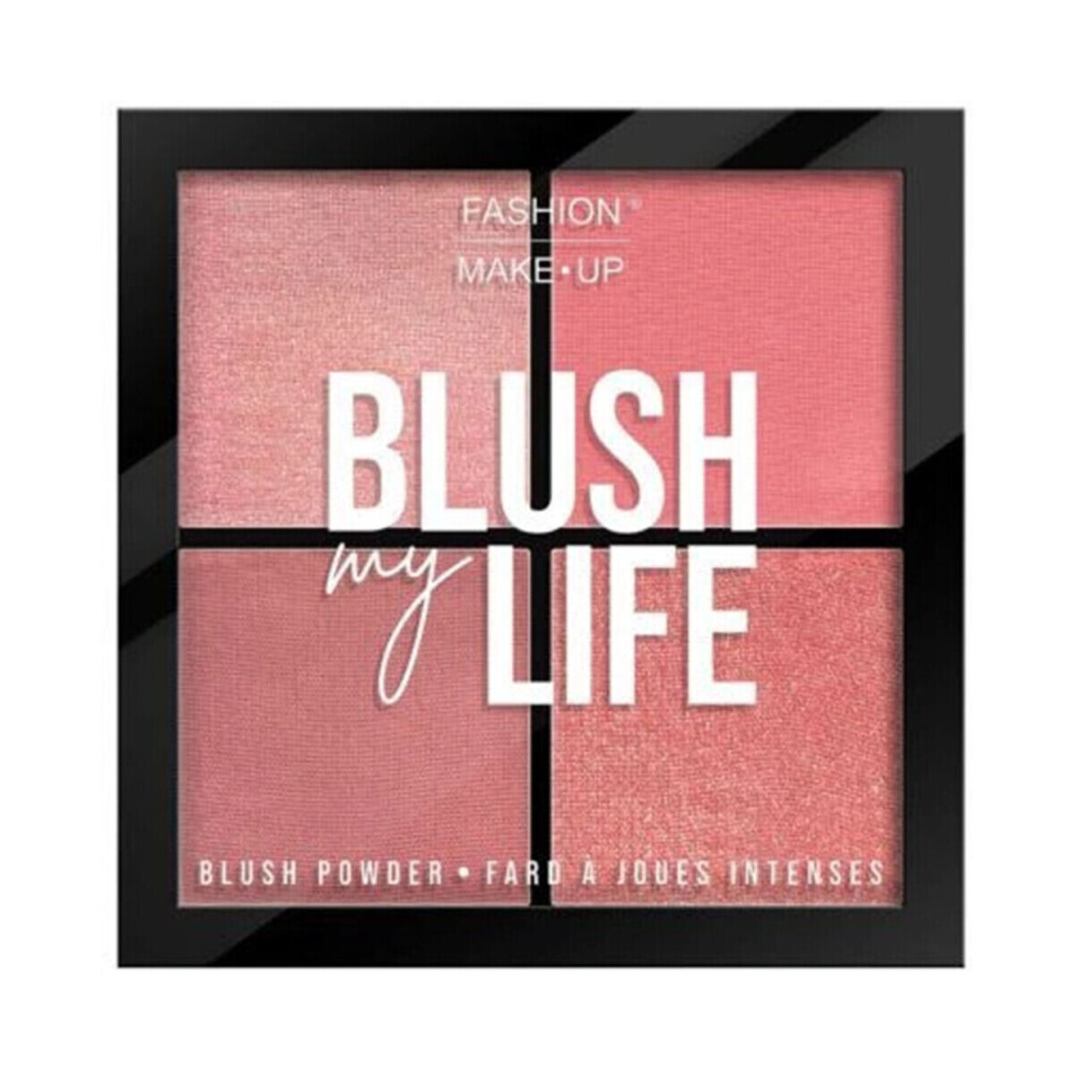 Fashion Make Up  Blush My Life Palette - 02 Roses  Růžová