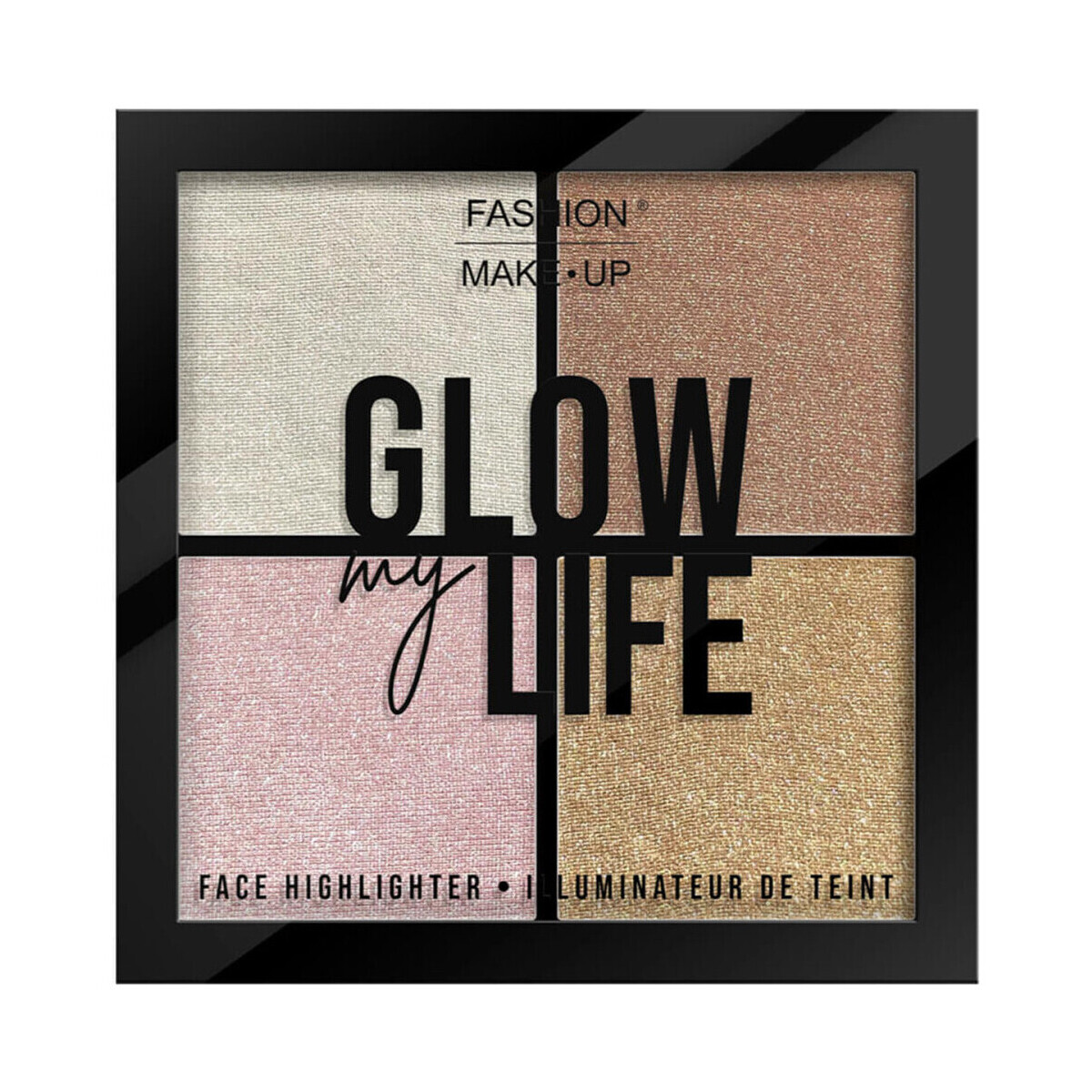 Fashion Make Up Glow My Life Highlighters - 03 Light Béžová