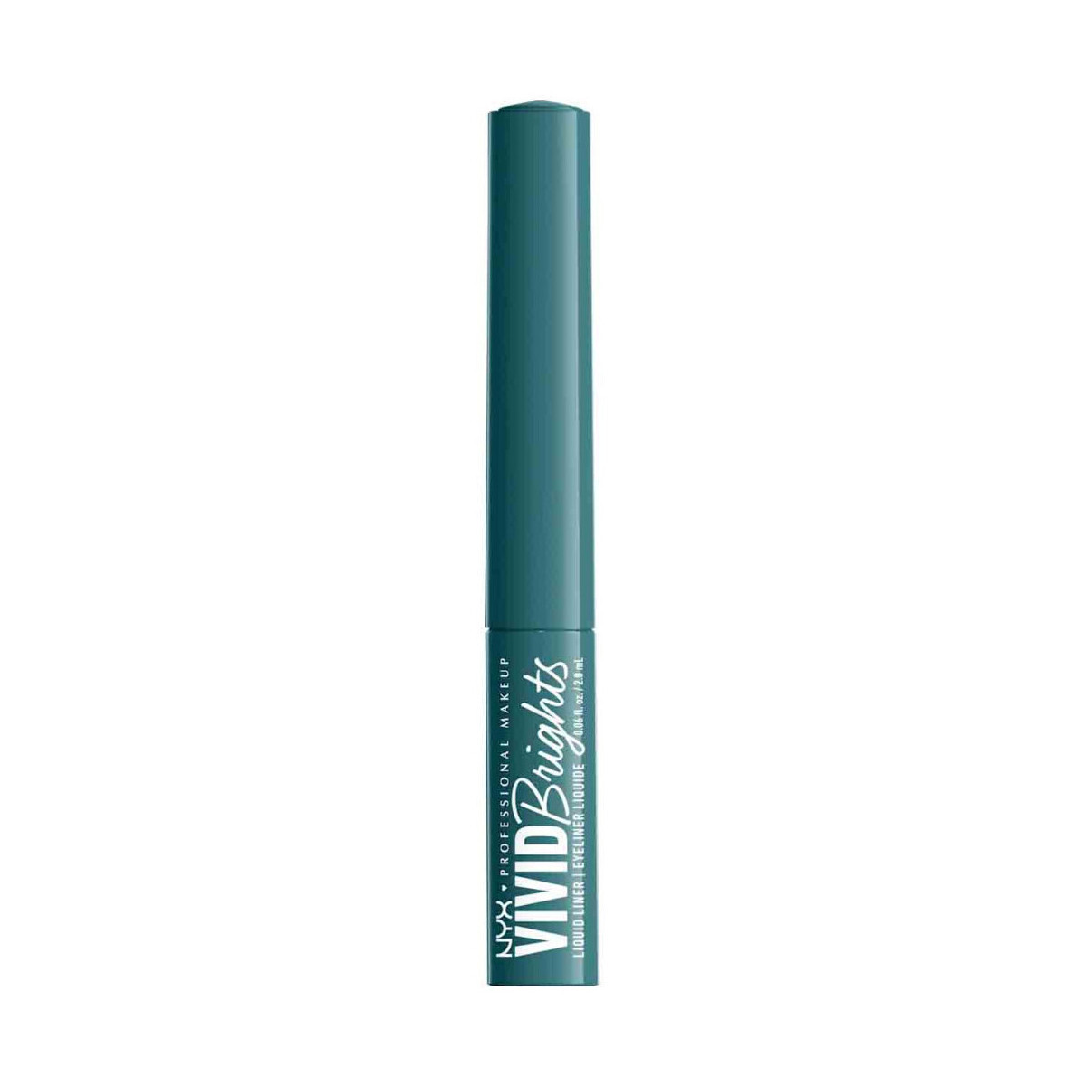 Nyx Professional Make Up  Matte Liquid Eyeliner Vivid Brights - 01 Cyan Simp  Tmavě modrá