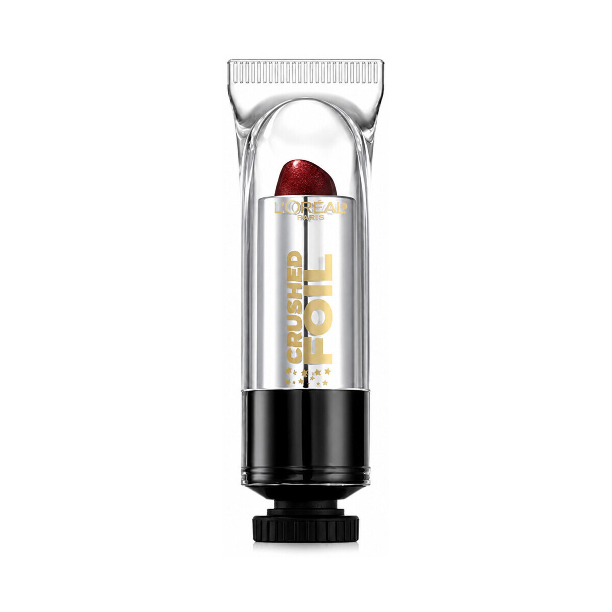 L’Oréal Paris  Metallic Crushed Foil Lipstick - 07 Bronze  Hnědá