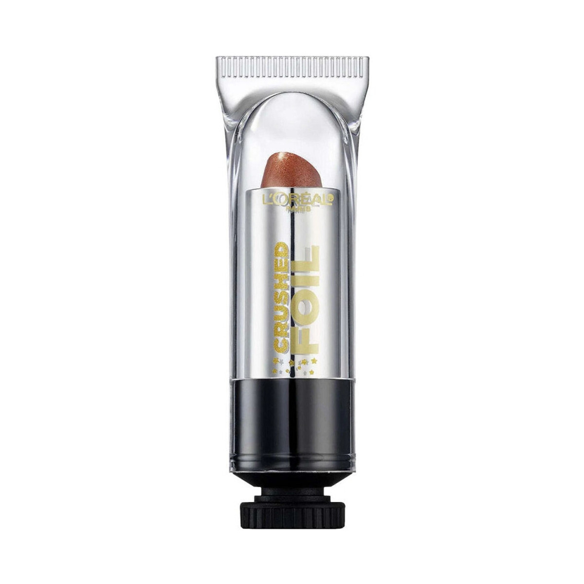 L’Oréal Paris  Metallic Crushed Foil Lipstick - 08 Copper  Béžová