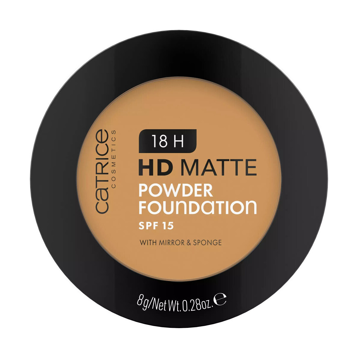 Catrice  18H HD Matte Powder Foundation - 050N  Zlatá