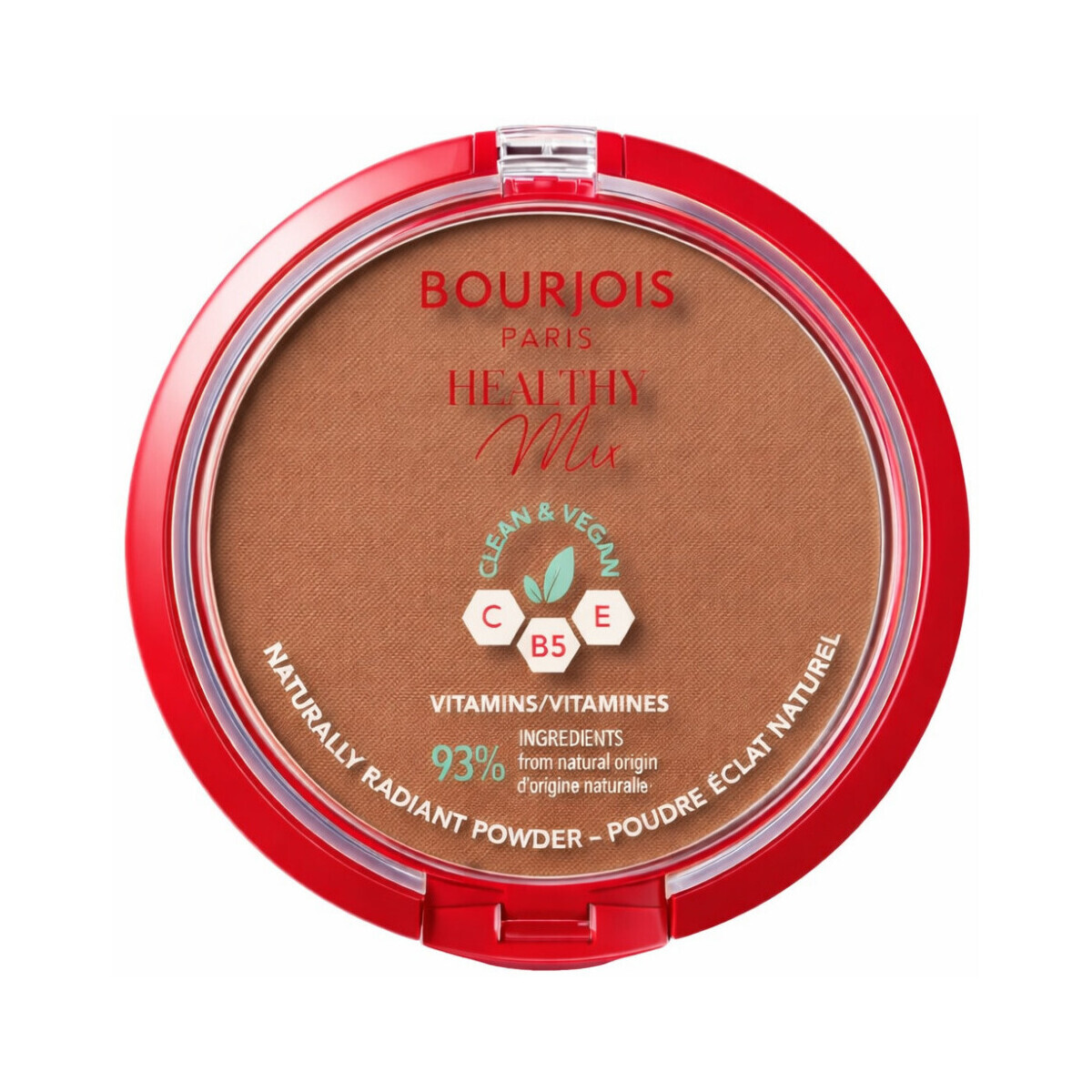 Bourjois  Natural Radiance Powder Healthy Mix - 08 Ambre  Hnědá