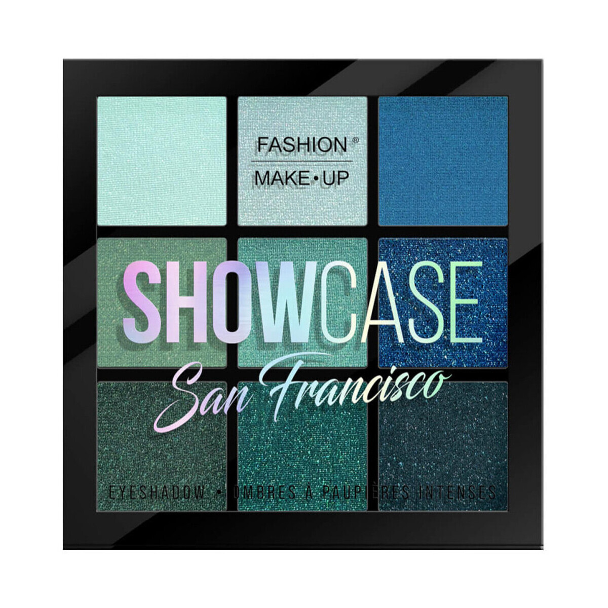 Fashion Make Up  Eyeshadow Palette Showcase - 06 San Francisco  Modrá