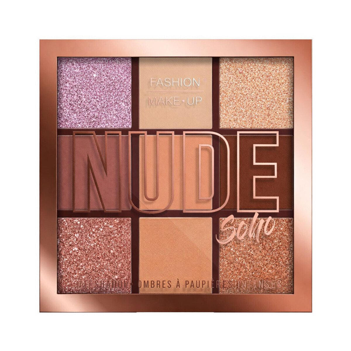 Fashion Make Up  Nude Eyeshadow Palette - 05 Soho  Fialová