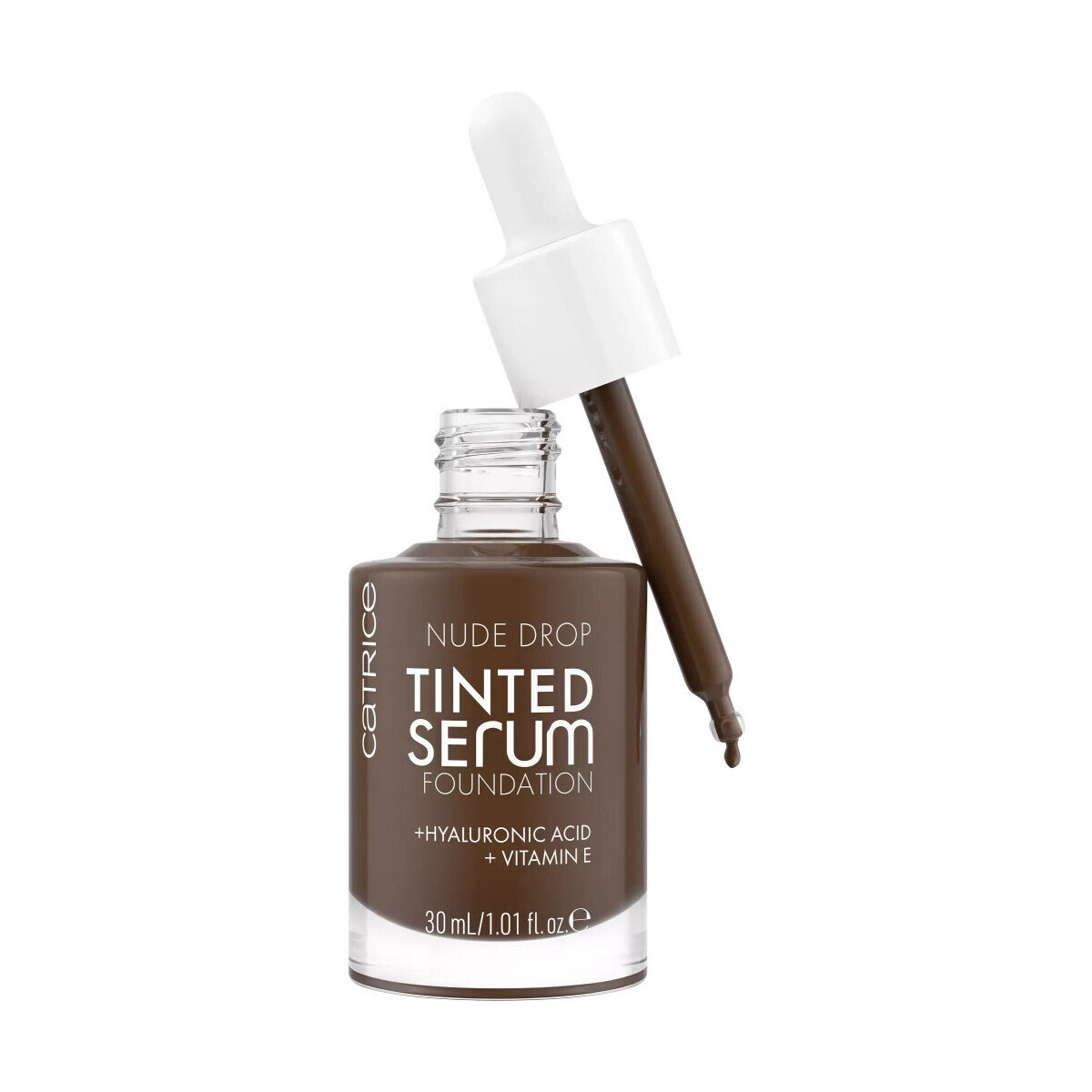 Catrice  Nude Drop Tinted Serum Foundation - 098N  Hnědá