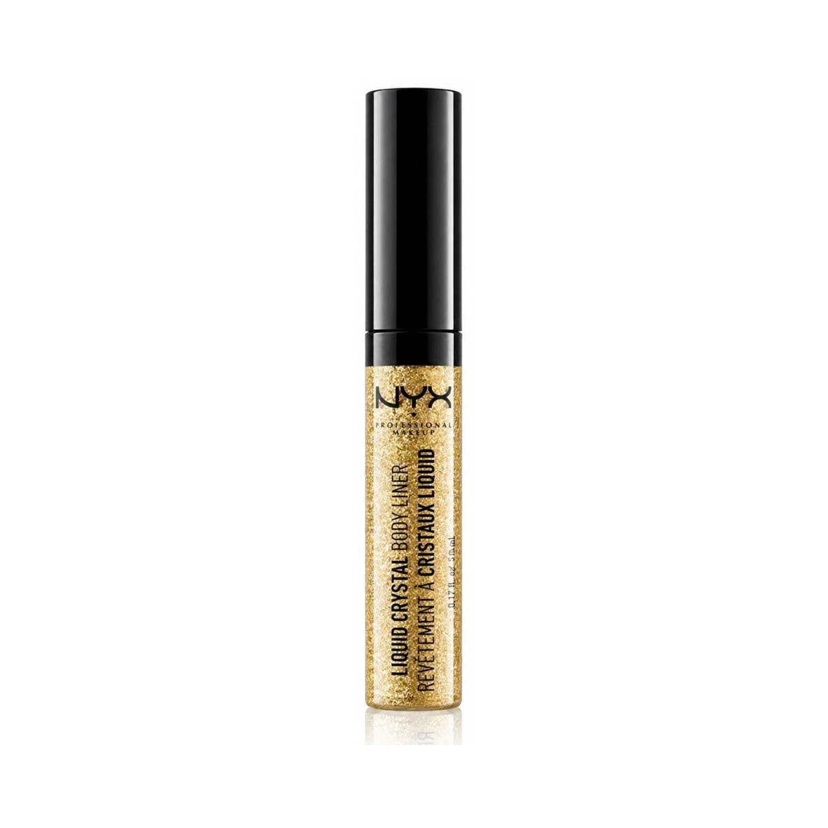 Nyx Professional Make Up  Liquid Crystal Glitter Body Liner - 101 Gold  Zlatá