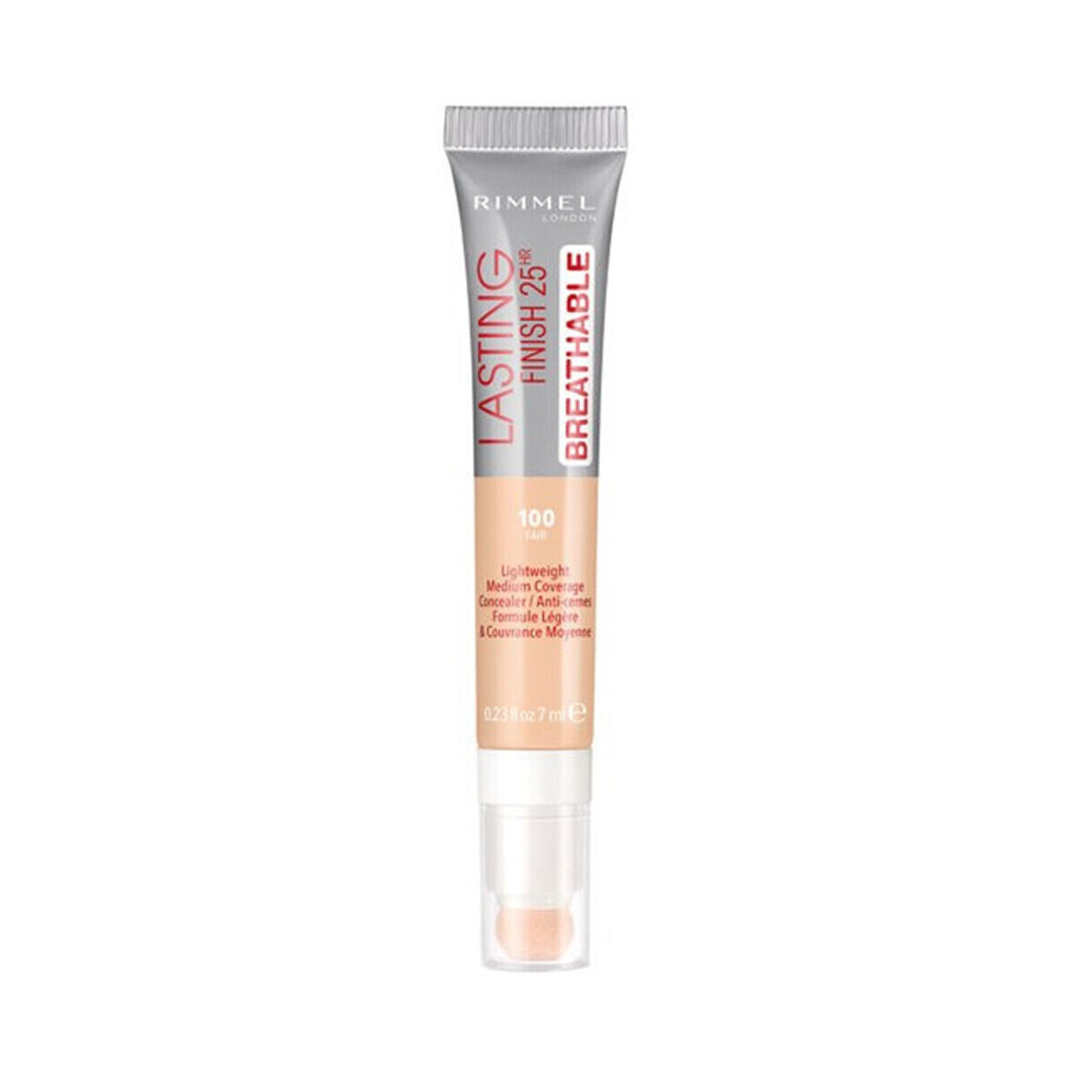 Rimmel London  Lasting Finish 25h Breathable Concealer - 100 Fair  Béžová