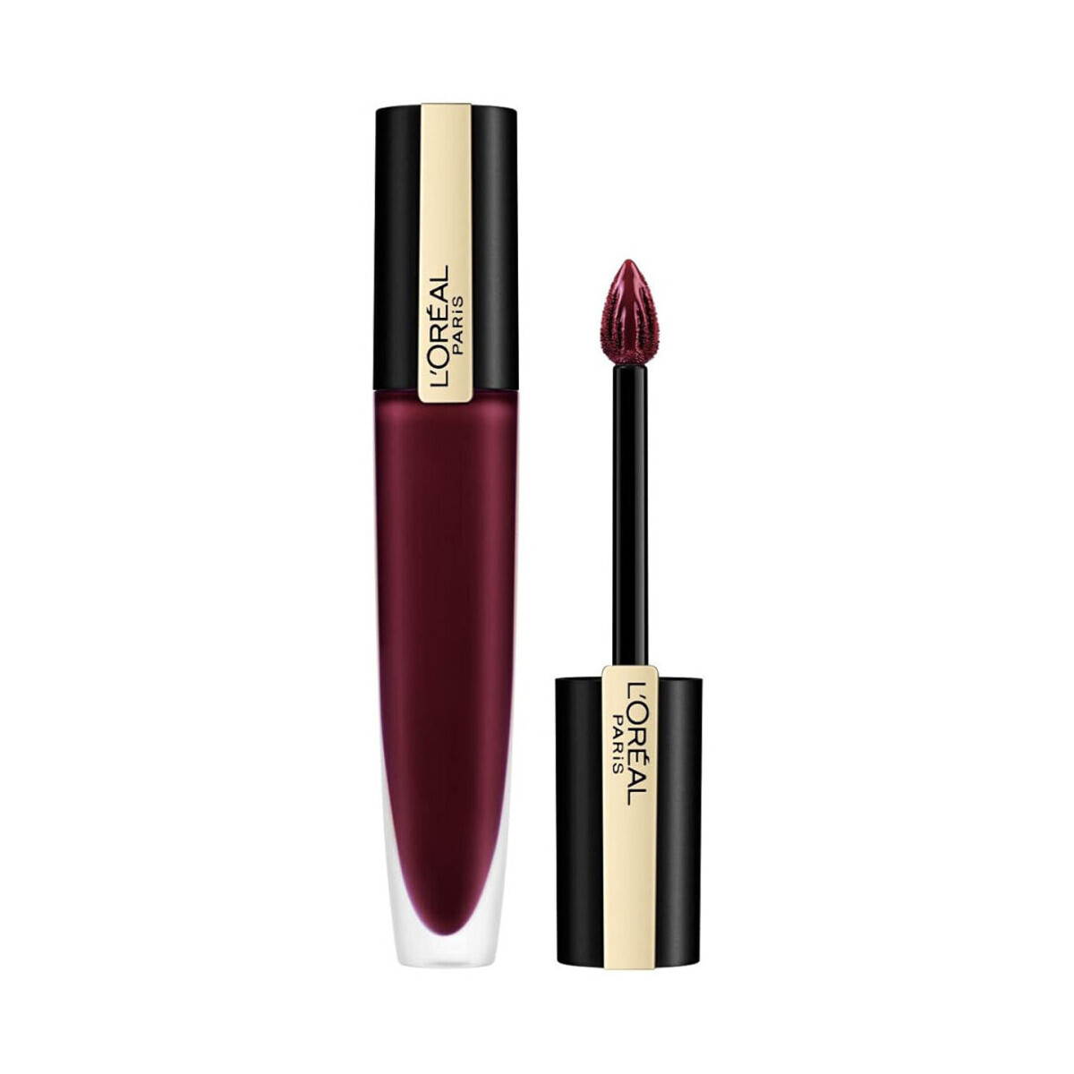 L’Oréal Paris  Signature Matte Liquid Lipstick - 205 I Fascinate  Černá