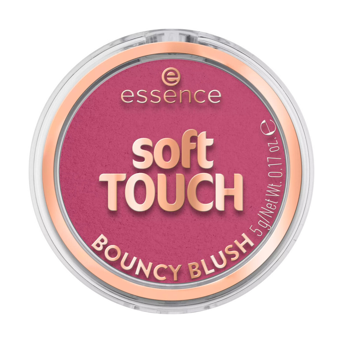 Essence  Soft Touch Bouncy Cream-to-Powder Blush - 20 Electric P  Červená