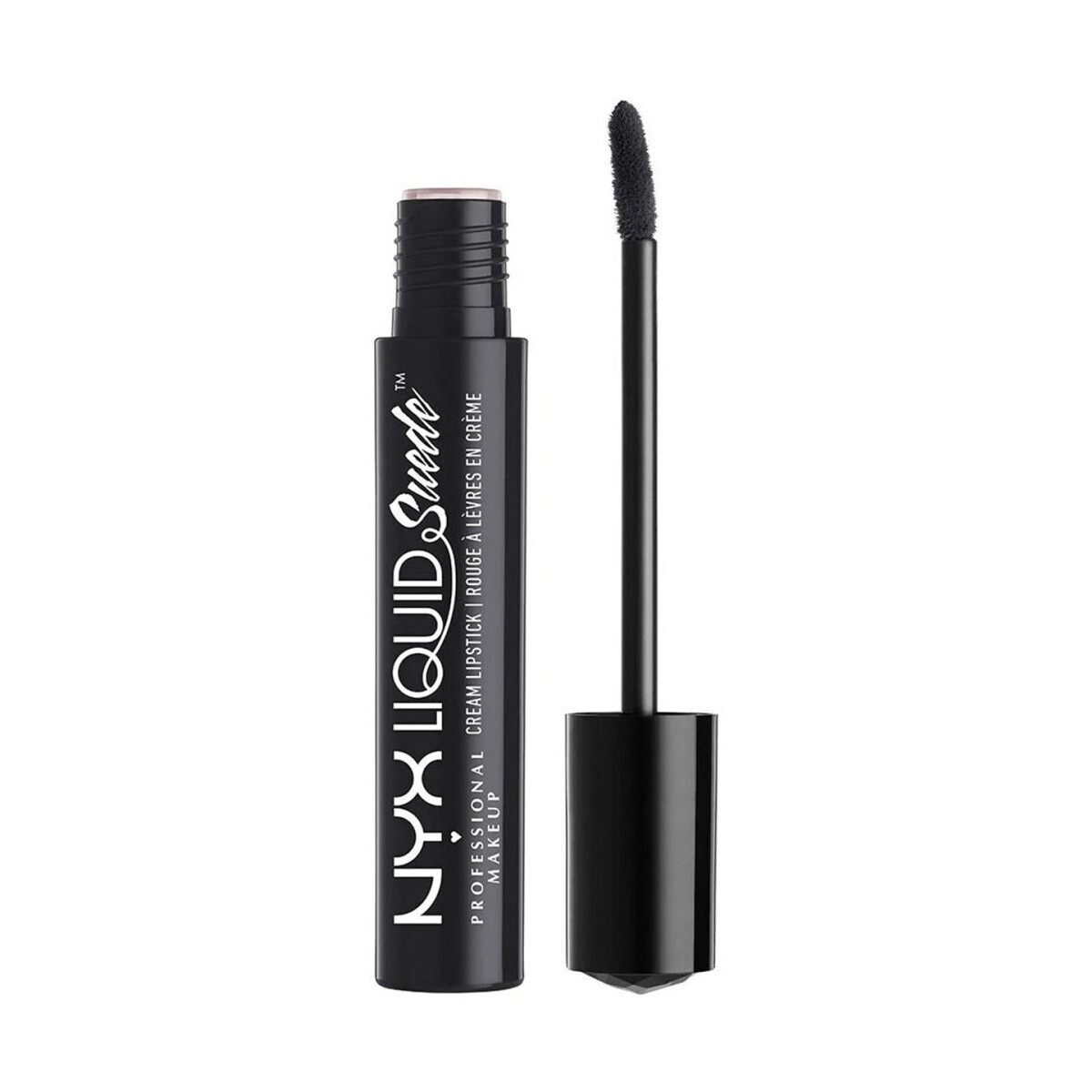 Nyx Professional Make Up  Liquid Suede Cream Lipstick - 24 Alien  Černá