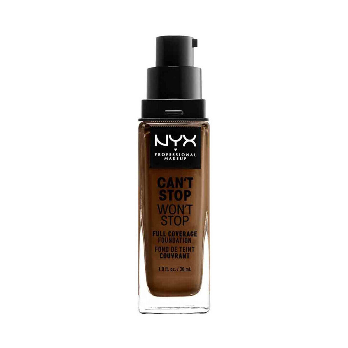 Nyx Professional Make Up  Can't Stop Won't Stop Full Coverage Foundation - 22.3 W  Hnědá