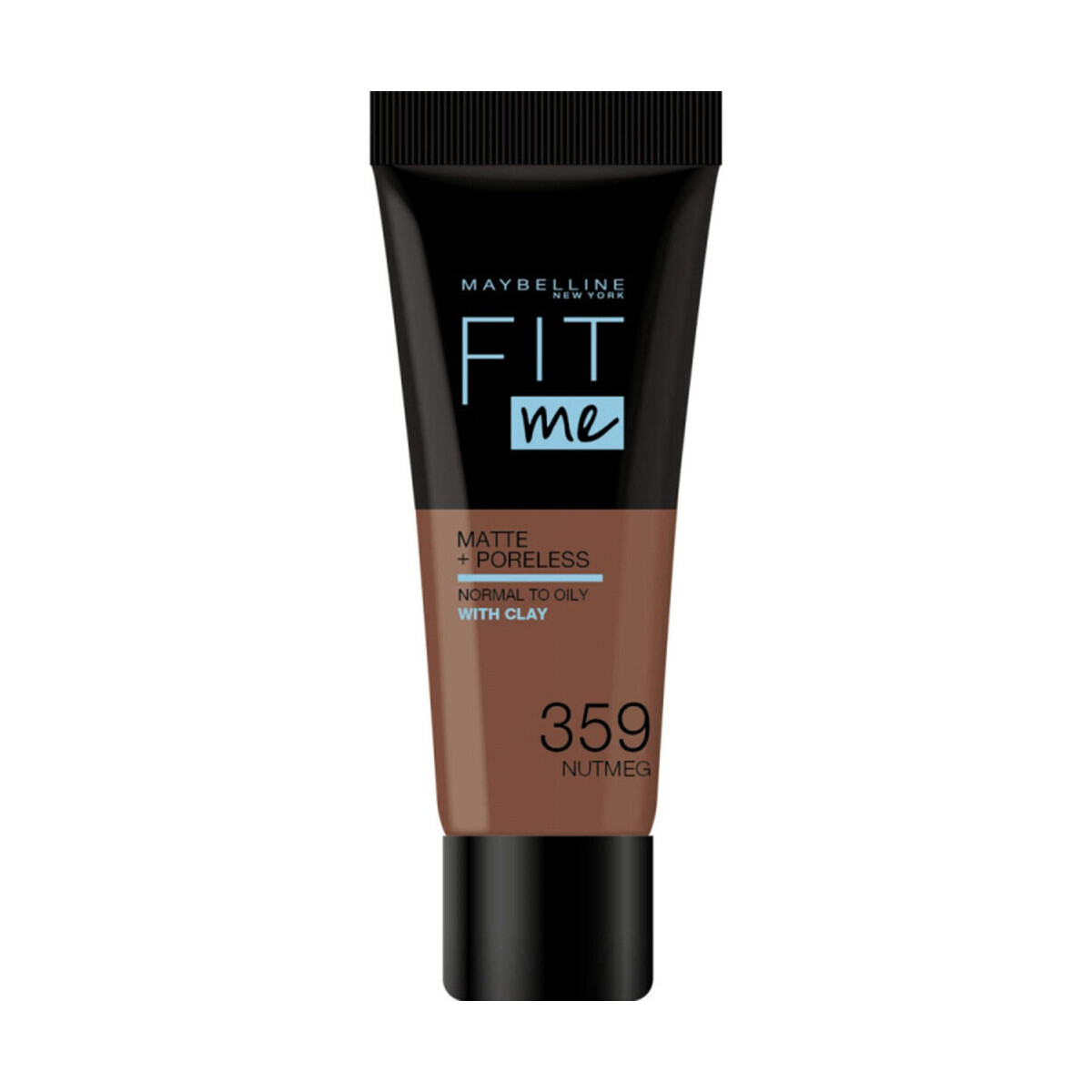 Maybelline New York  Fit Me Matte   Poreless Foundation - 359 Nutmeg  Hnědá