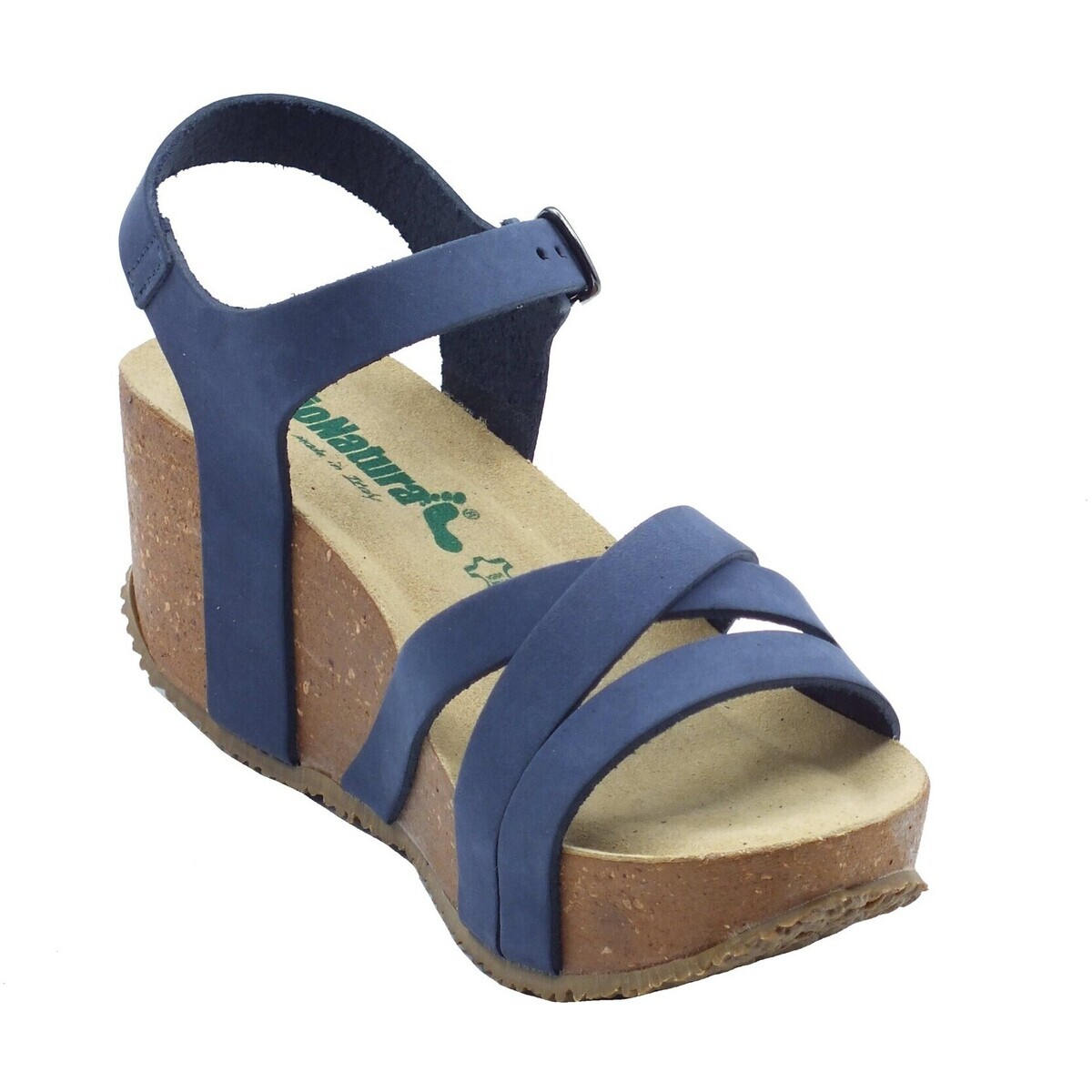 Bionatura  24CAPRI Imb Nabuk Blu  Modrá