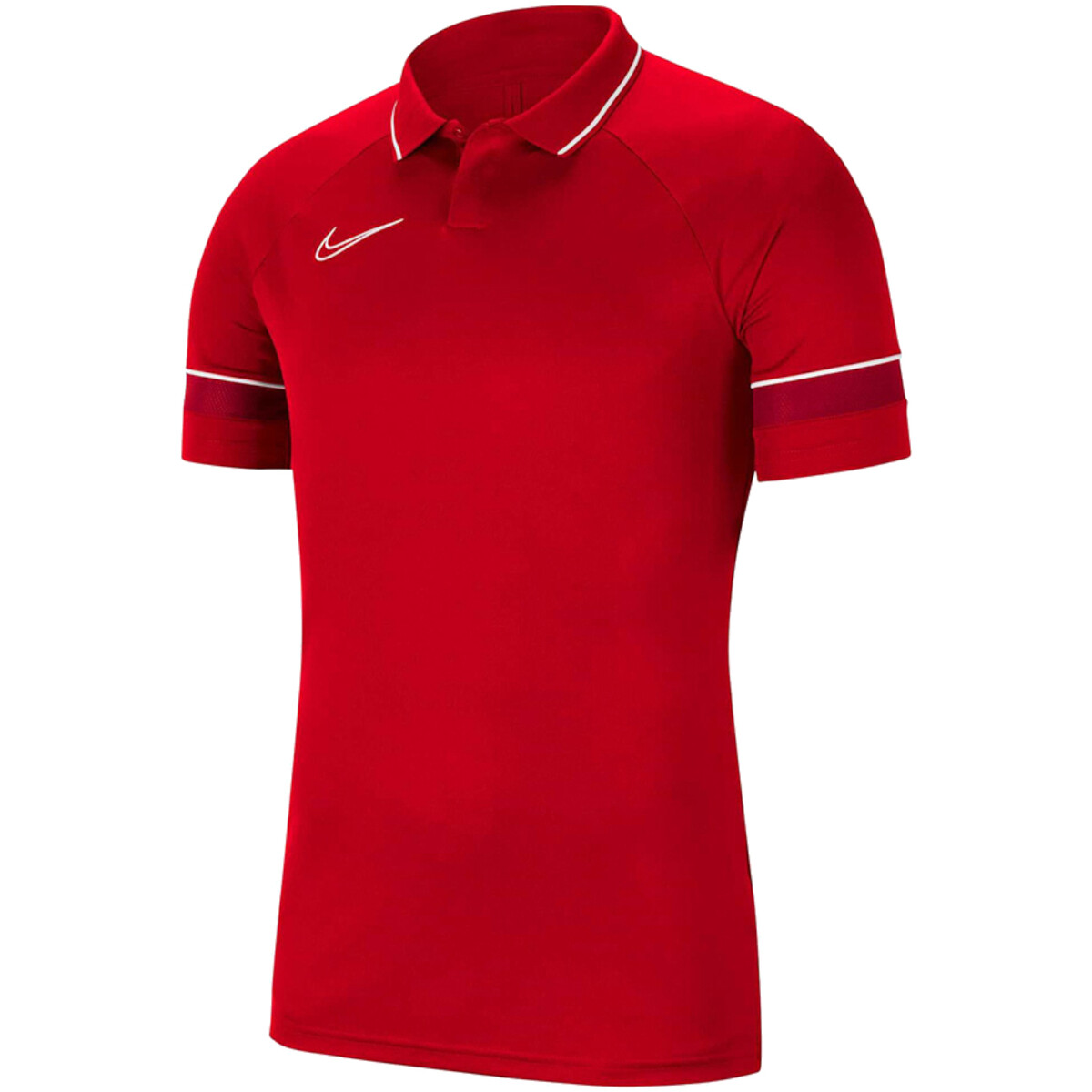 Nike  DF Academy 21 Polo SS  Červená