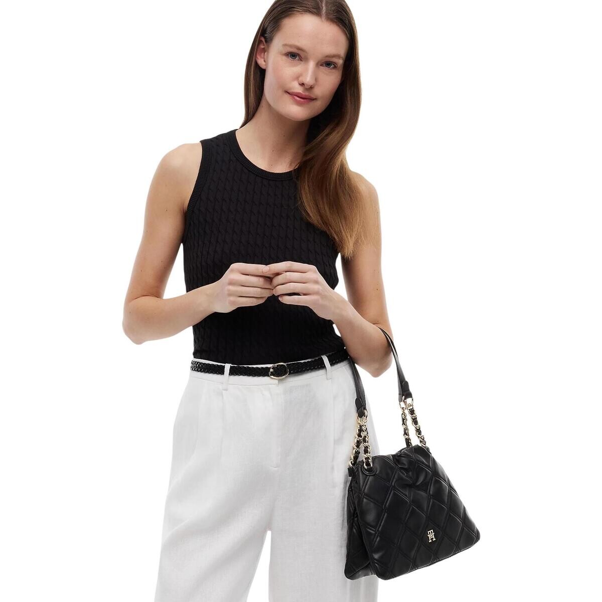 Tommy Hilfiger  TH FEMININE MINI TOTE AW0AW18716  Černá
