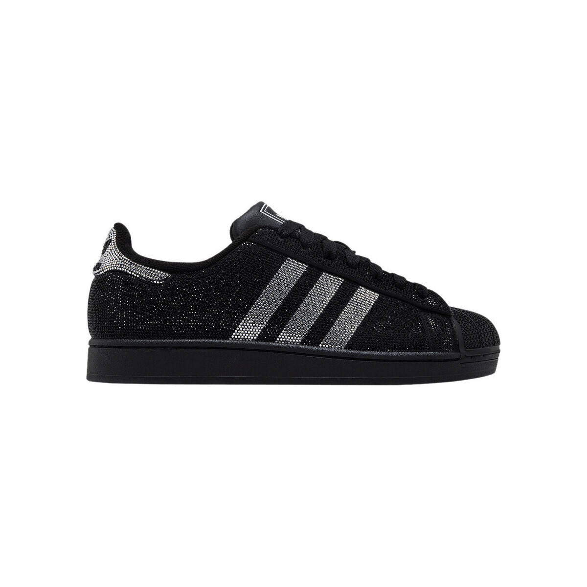 adidas  Superstar II Rhinestone Black Silver (Women's)  Černá