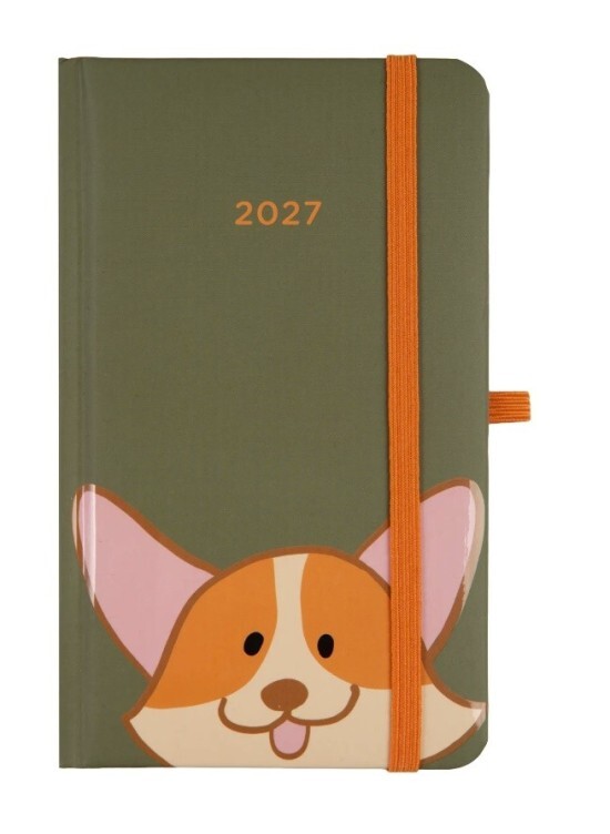 Albi Diář kapesní s gumičkou - Corgi - DIK 10885