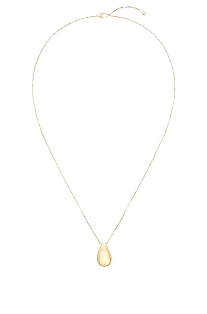 Hugo Boss Pozlacený náhrdelník Tear drop Selena 1580844