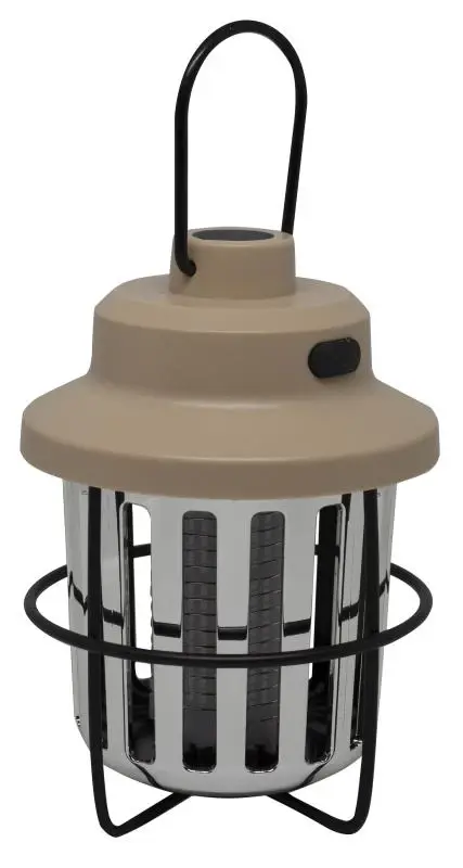 Eurotrail Retro lampa pro hubení hmyzu béžová