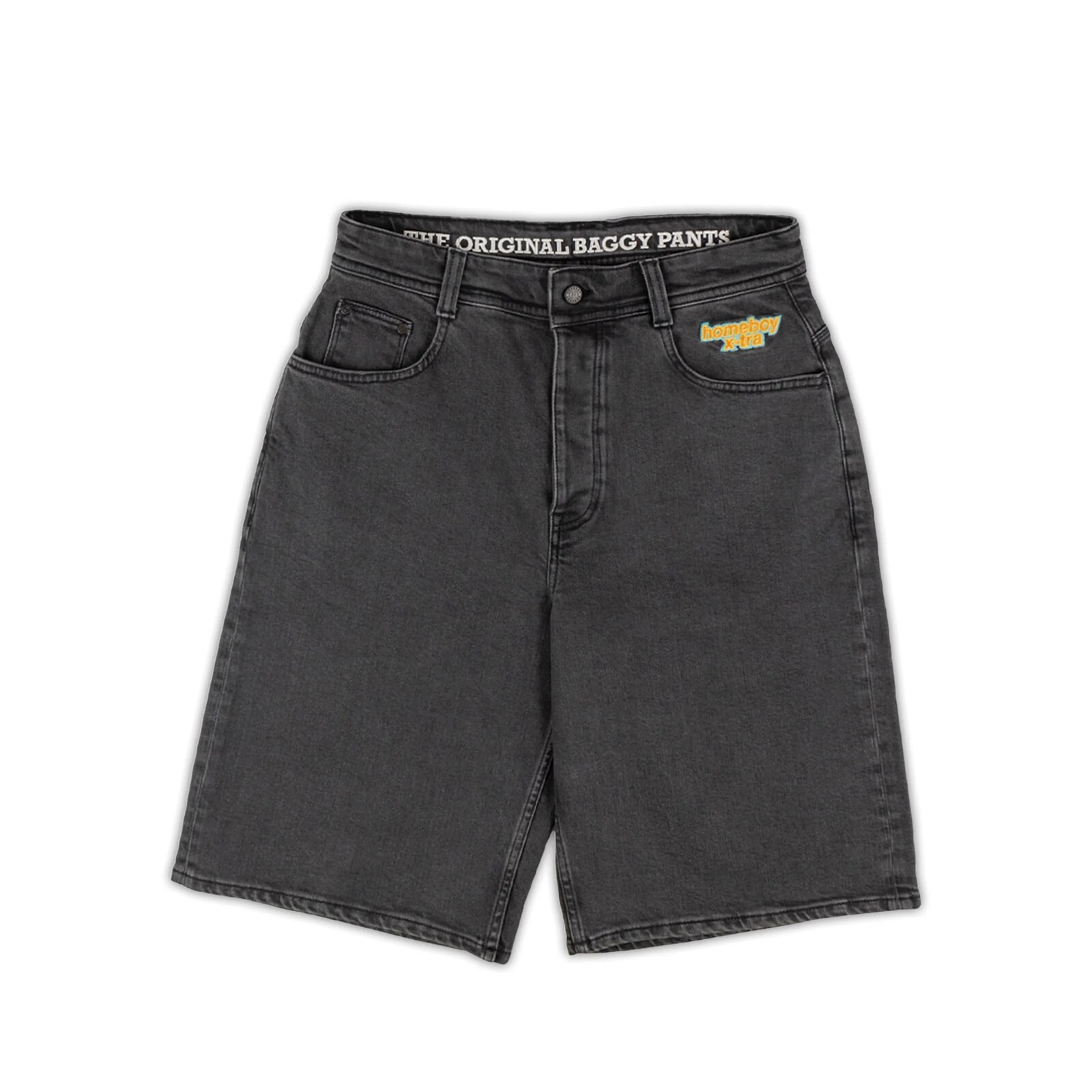 kraťasy HOMEBOY - X-tra Monster Denim Shorts Washed Grey (WASHED GREY-85) velikost: 28