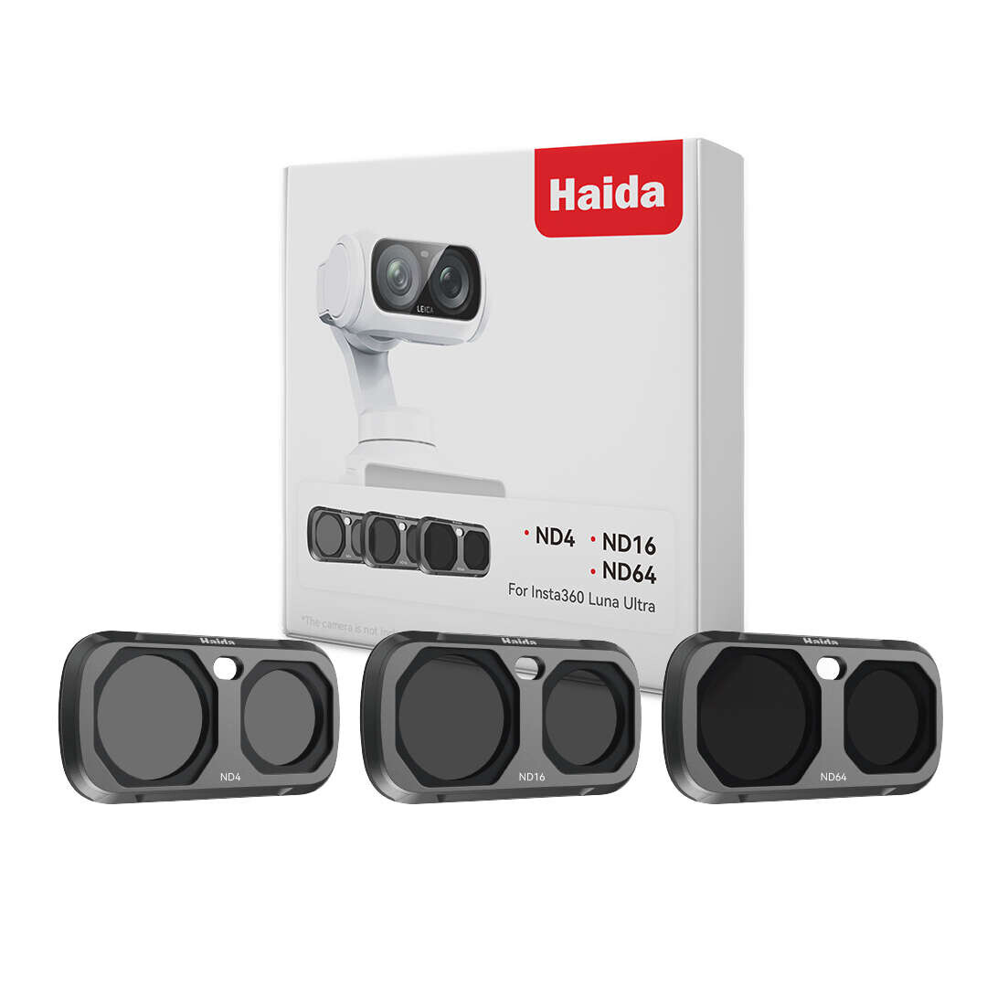 Haida sada magnetických filtrů NanoPro pro Insta360 Luna Ultra (ND4, ND16, ND64) černá