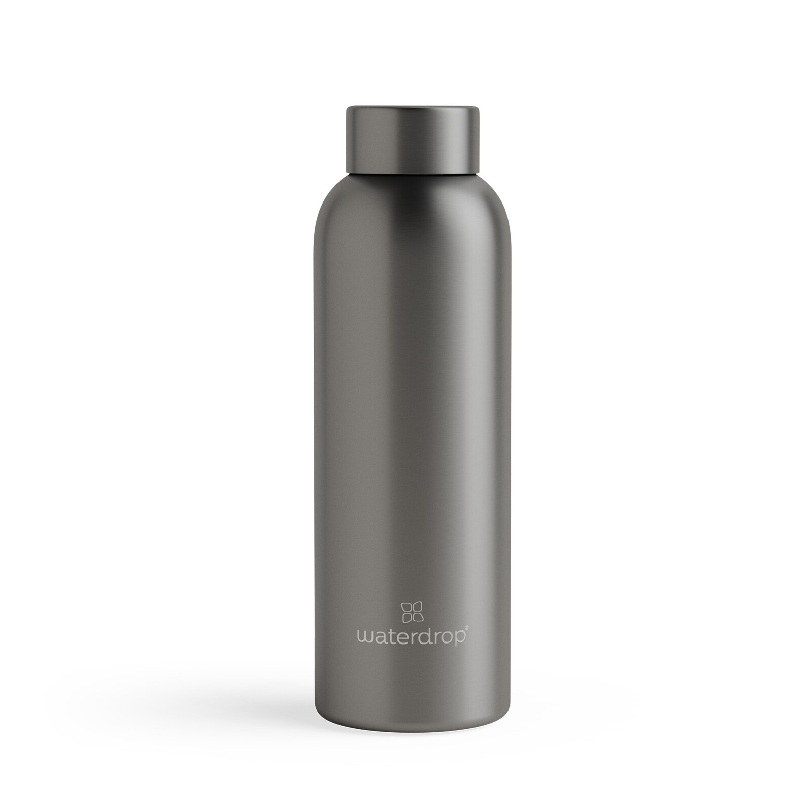 Waterdrop Termo Nerezová lahev Metalická 600 ml - Antracitová matná
