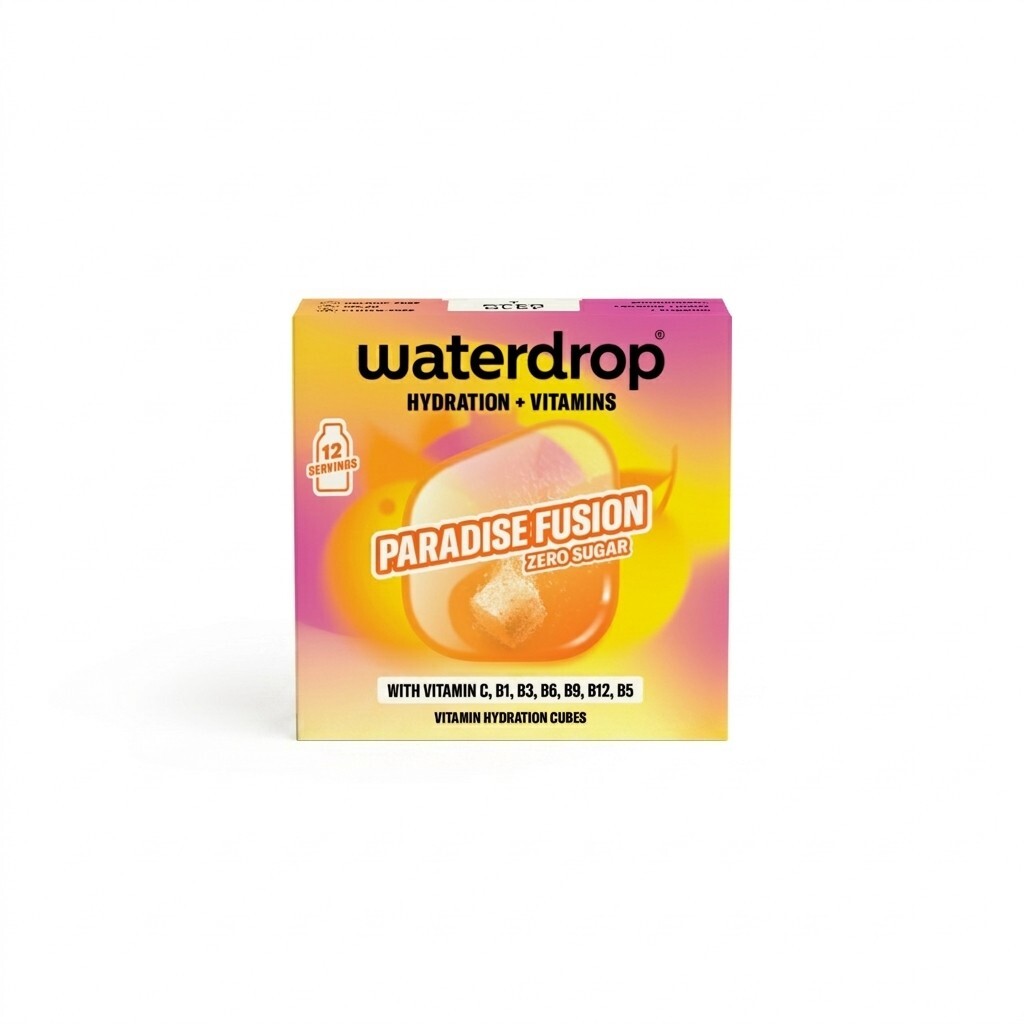Waterdrop Microdrink – Šumivá kostka Paradise fusion 12 kusů