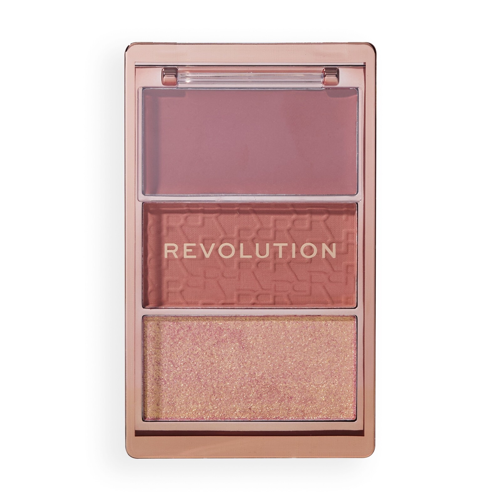 Revolution Paletka tvářenek Blush Icon Palette 10,5 g Aura Points Rose