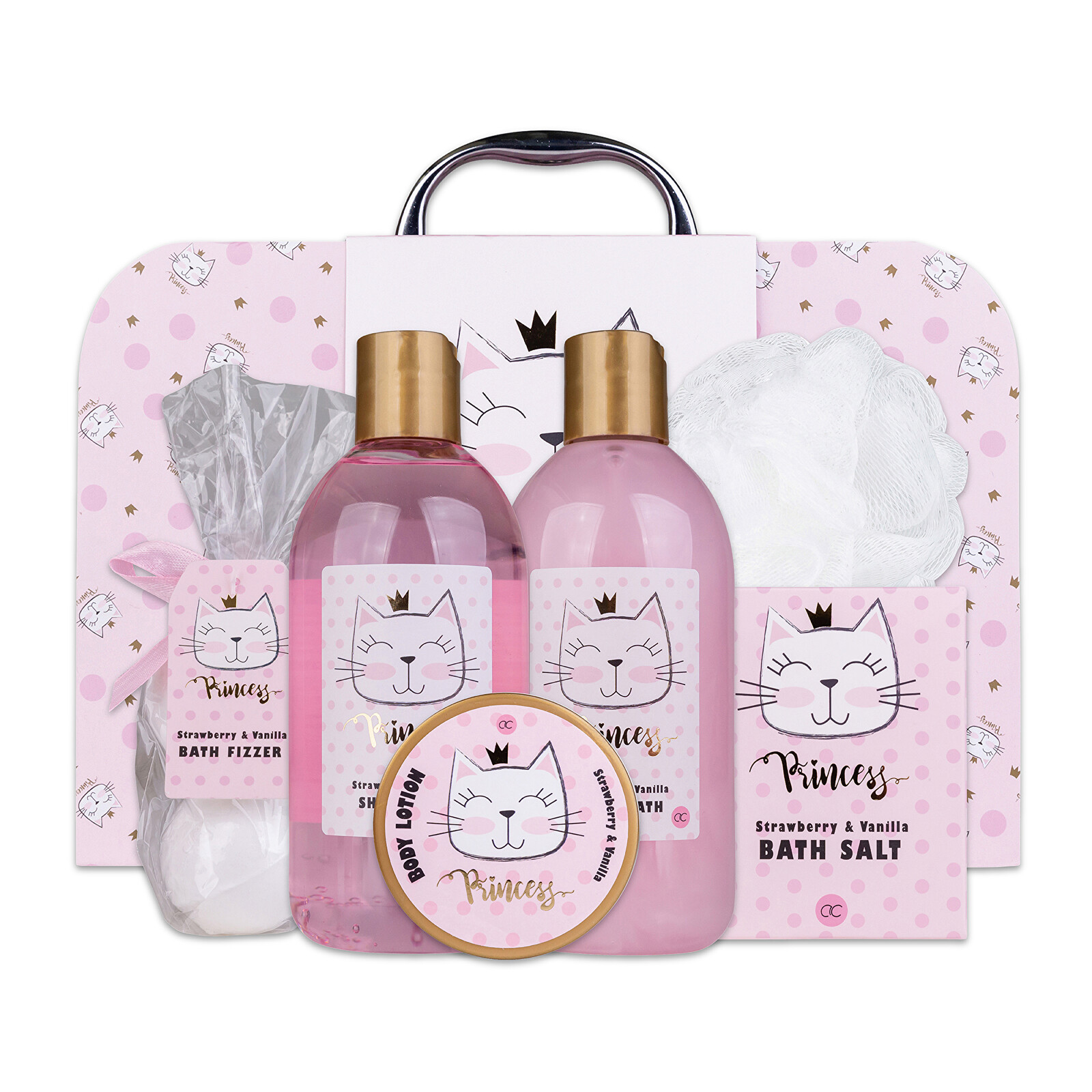 Accentra Dárková sada v papírovém kufříku Princess Kitty