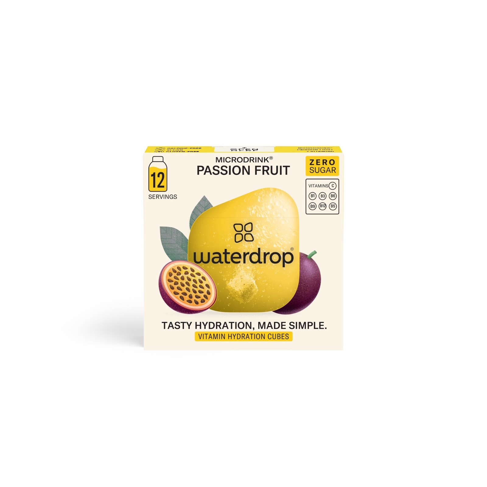 Waterdrop Microdrink – Šumivá kostka Passion Fruit 12 kusů