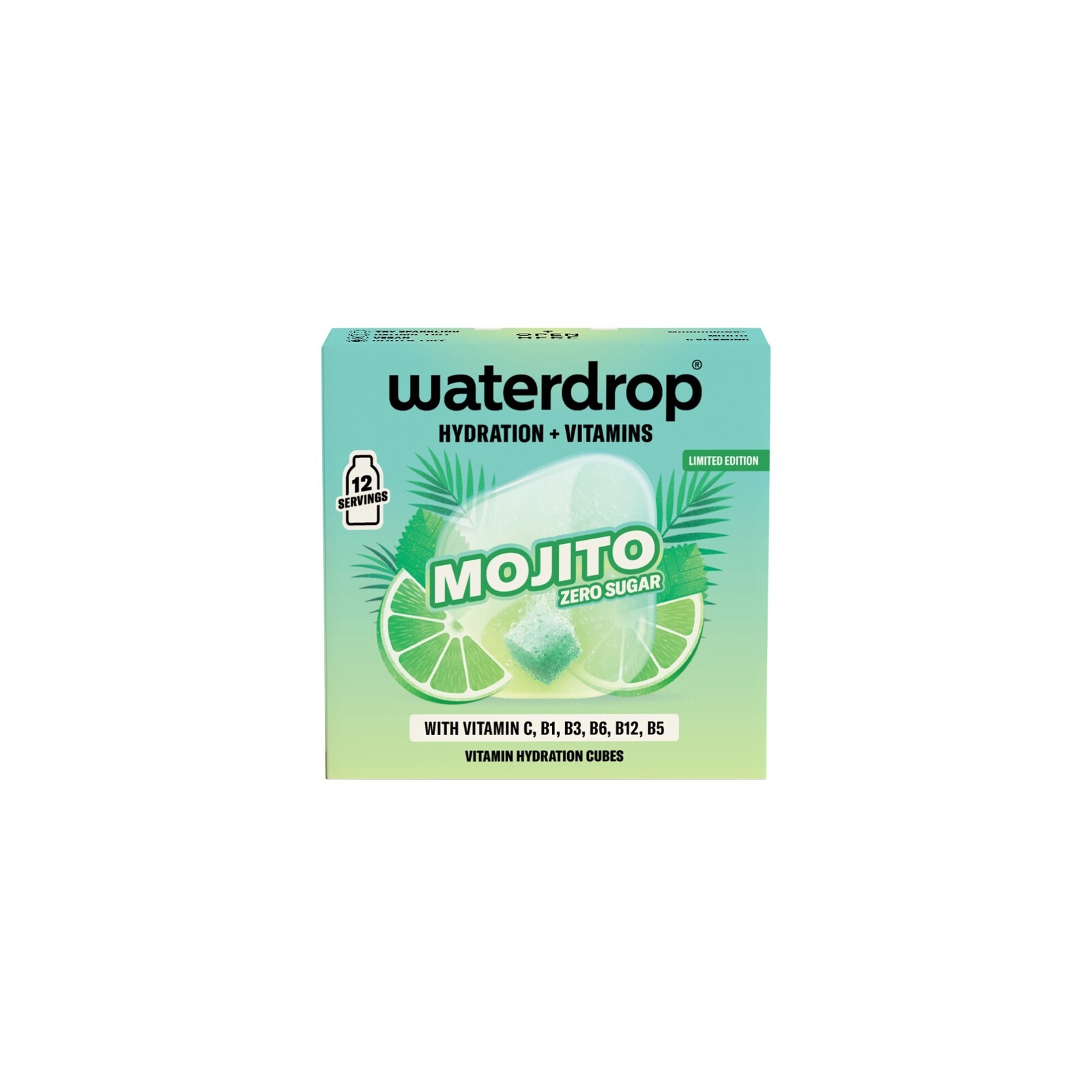 Waterdrop Microdrink – Šumivá kostka Mojito 12 kusů