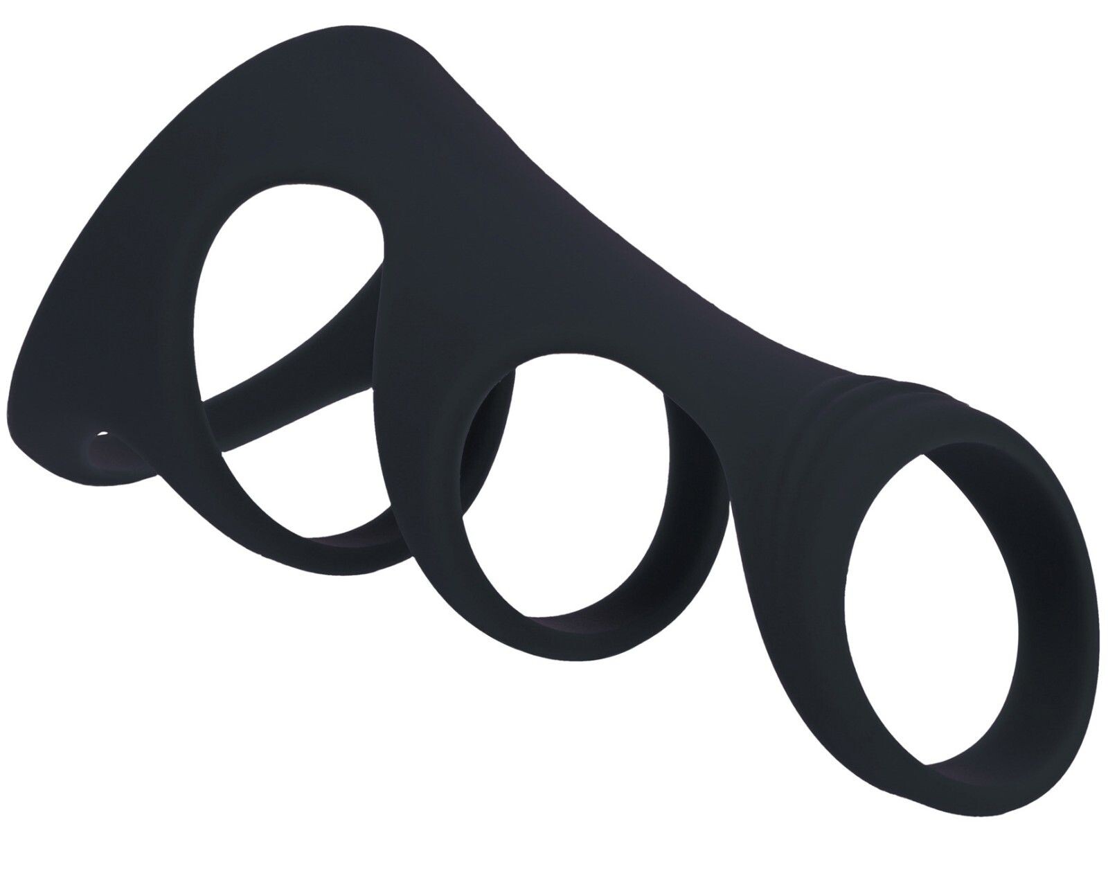 Levelz Postroj na penis a varlata 3 Loop Cock Ring - Levelz