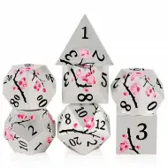 Dice Habit Metal & Enamel Dice Set Sakura Awaken (7)