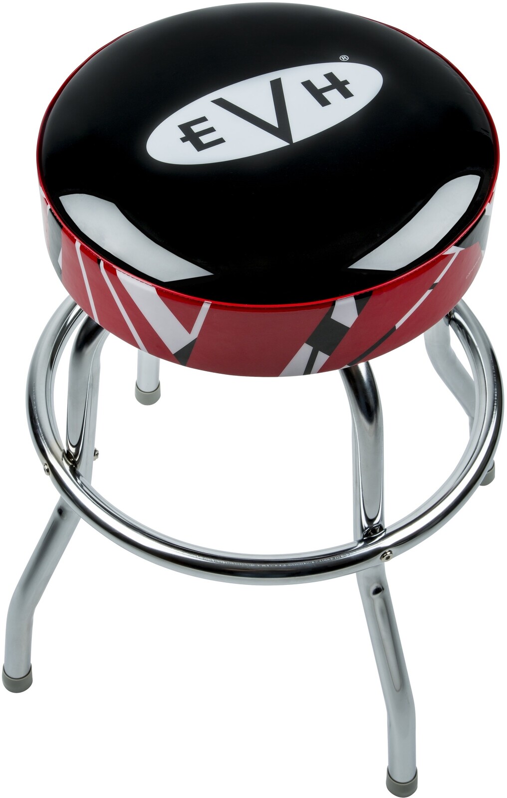 EVH Logo Barstool Striped Trim
