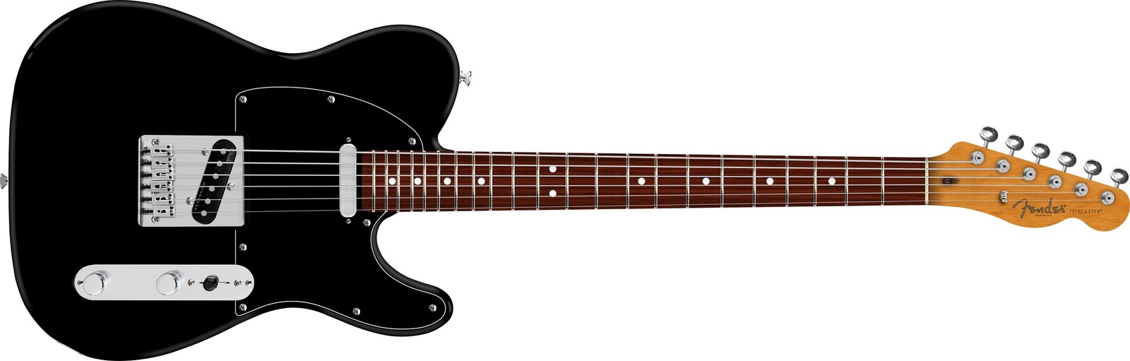 Fender 75th Anniversary Player II Baritone Telecaster RW BLK