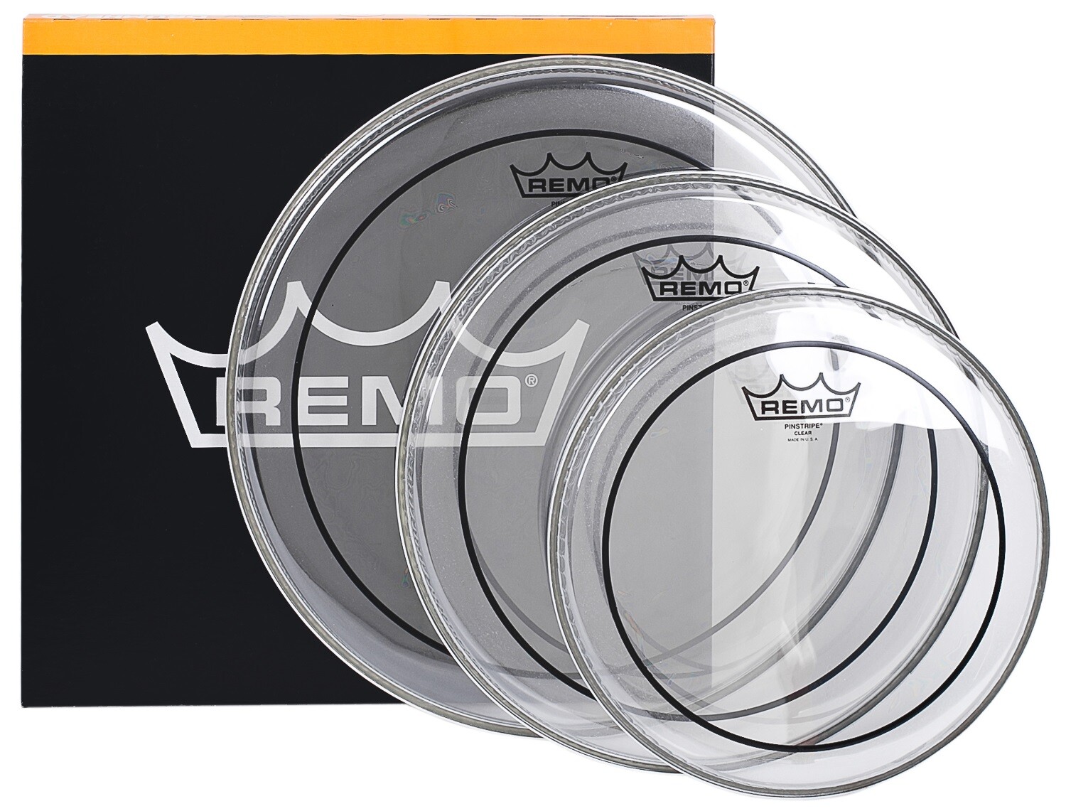 Remo Pinstripe Clear Studio Set (použité)