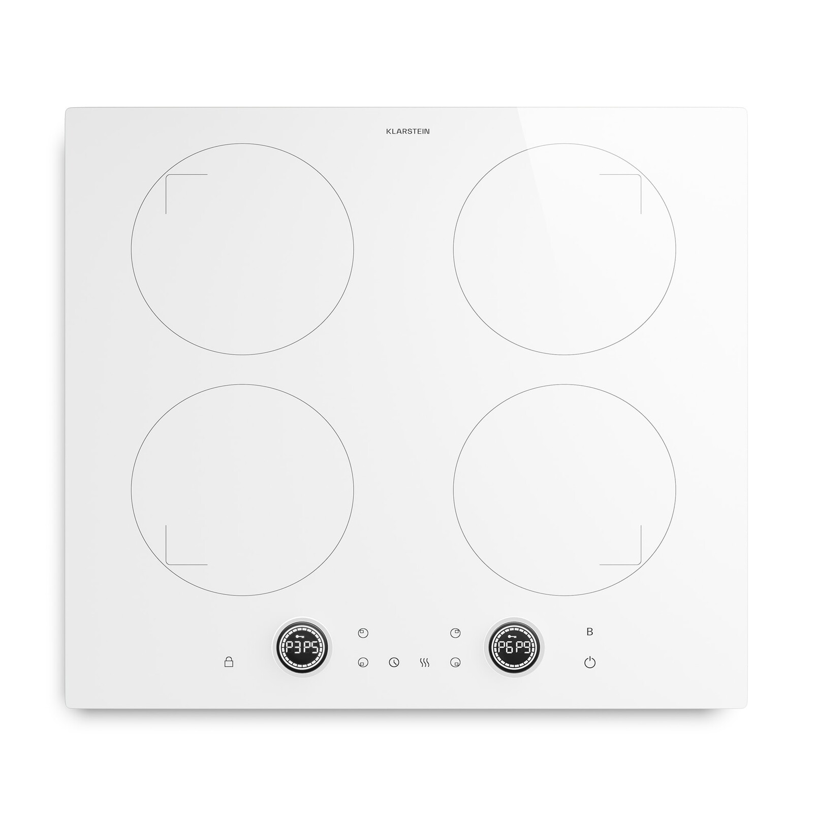 Klarstein Indukční varná deska Neotouch | Moderní a výkonná | 4 varné zóny | 9 stupňů | 7200 W | 60 cm