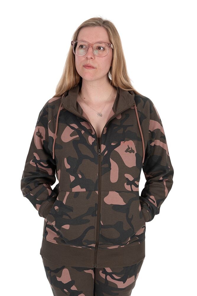 Fox Dámská Mikina Womens Zipped Camo Hoodie - L
