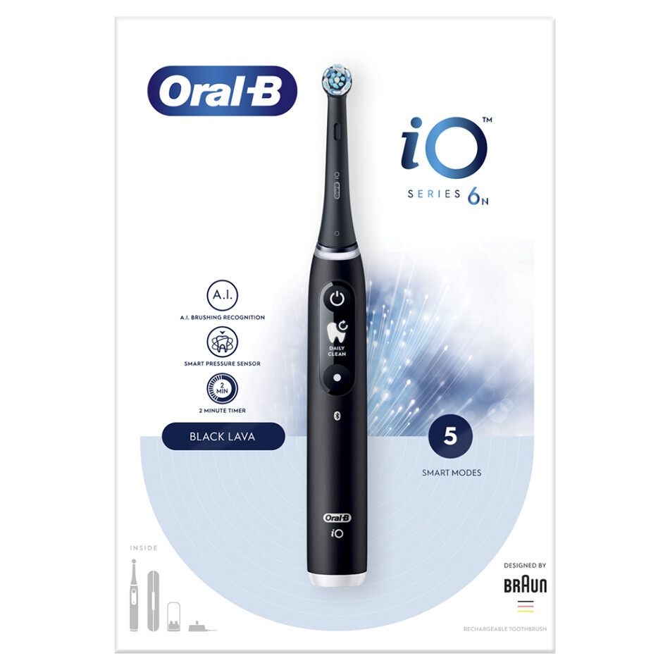 ORAL-B Series iO 6 black onyx elektrický zubní kartáček, rozbalené