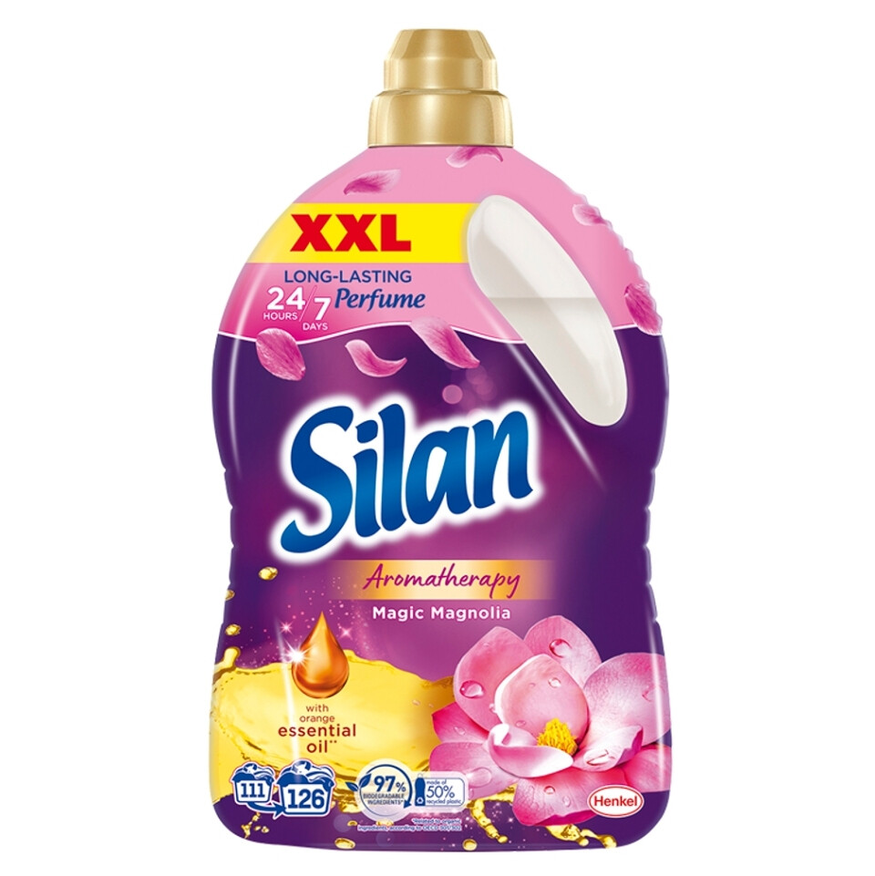 SILAN Aromatherapy Magic Magnolia Aviváž 126 praní 2772 ml, poškozený obal