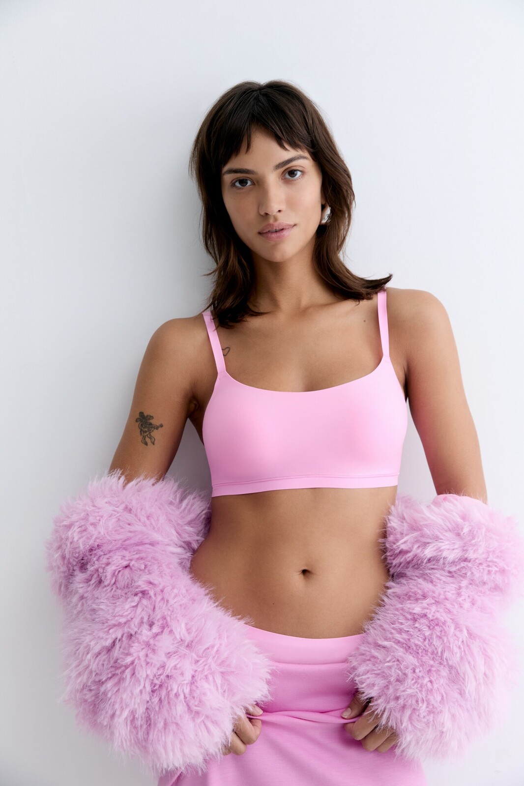 Podprsenka bez kostic CHANTELLE (16A2-700), Velikost XS/S, Barva PEONY PI