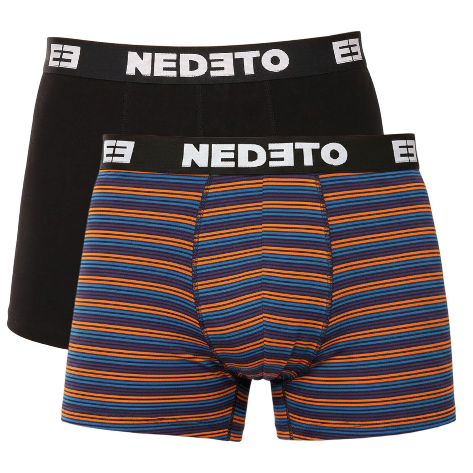 2PACK pánské boxerky Nedeto vícebarevné (2NBV14) M, trenky / trenýrky