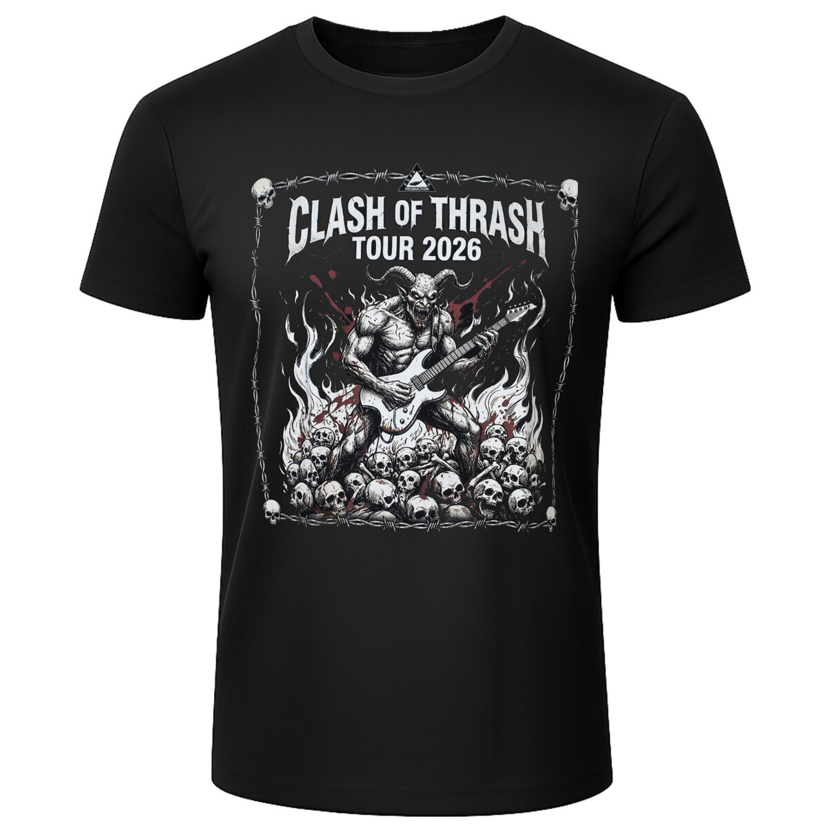 Tričko metal pánské - B/W Color - Clash Of Thrash X METALSHOP - MS1403 M