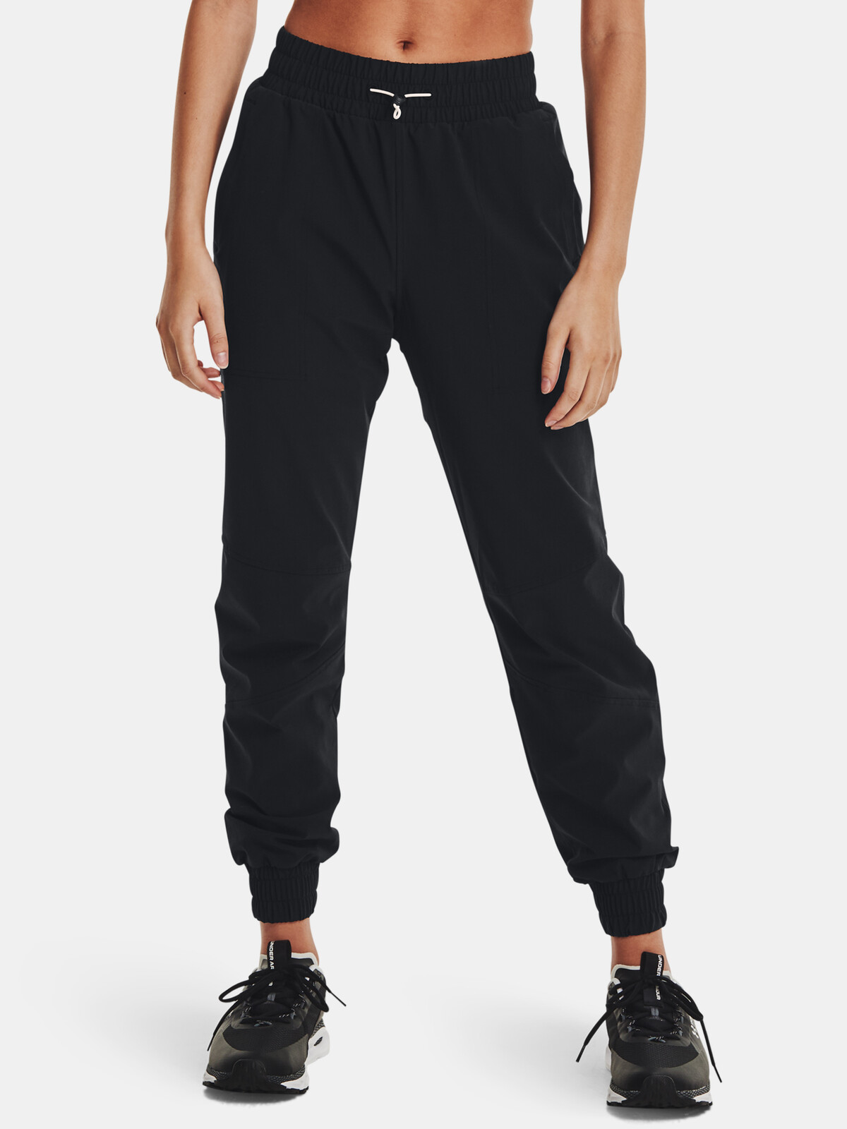Under Armour Kalhoty UA Rush Woven Pants-BLK - Dámské