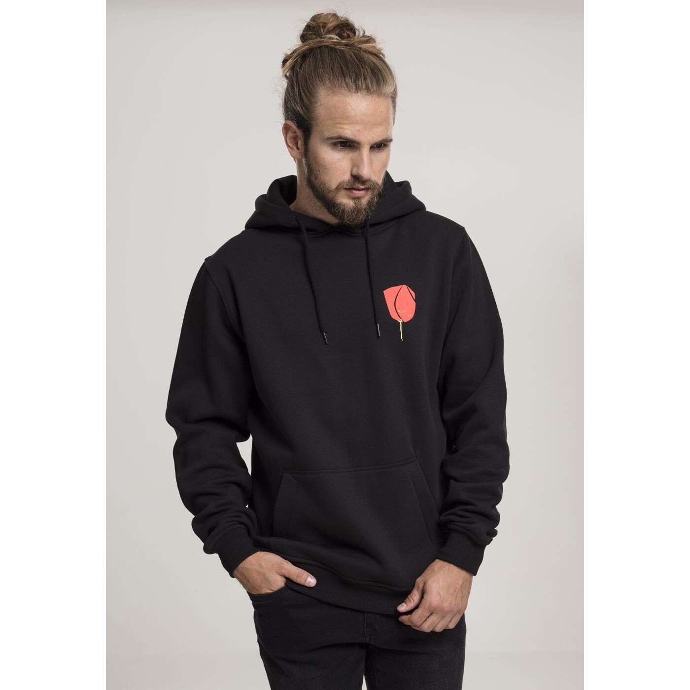 Pánská mikina Godfather Rose Hoody - černá