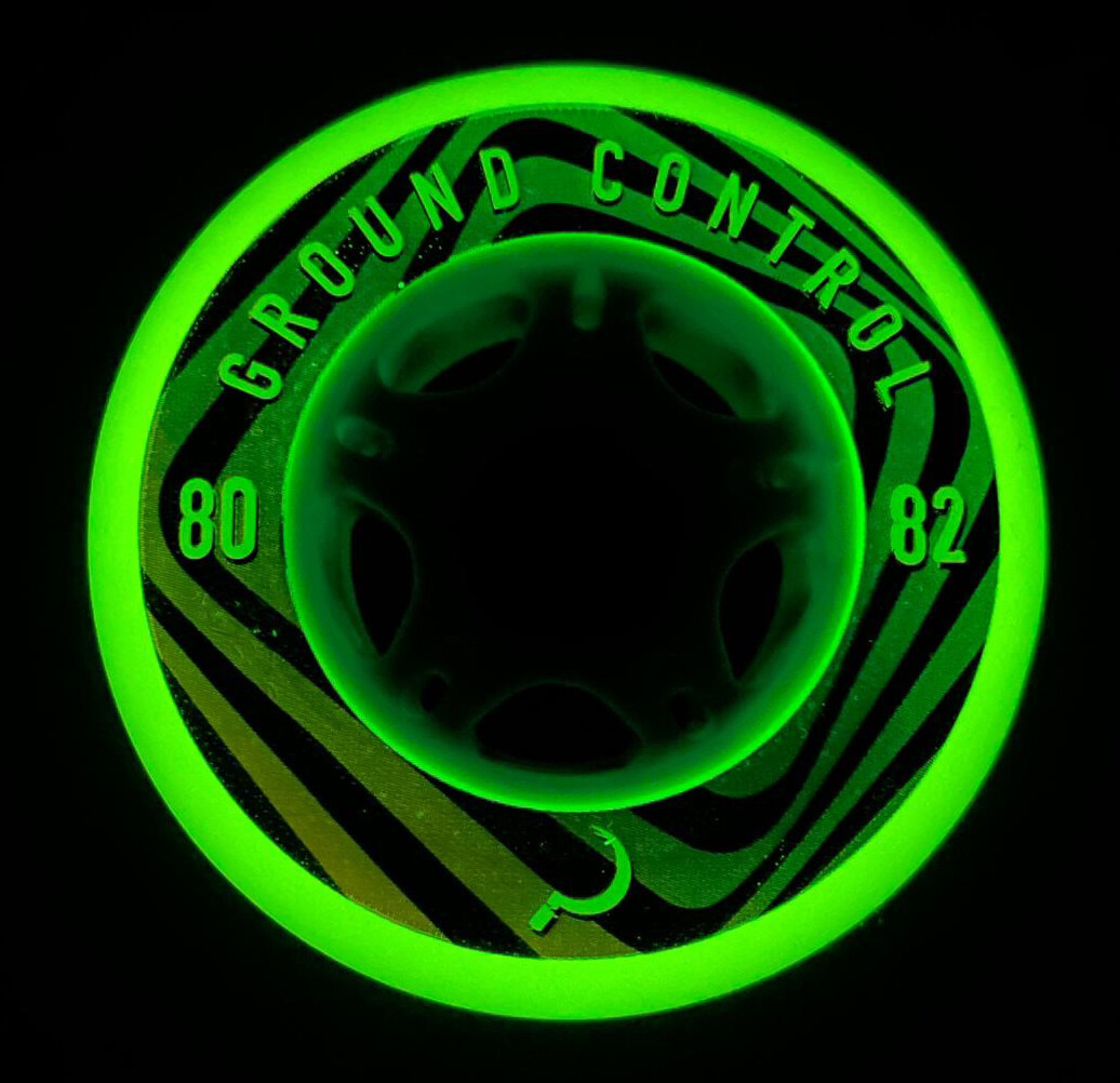 GC - Glow 80mm/82A Turquoise (sada 4 ks) - Kolečka na aggressive brusle