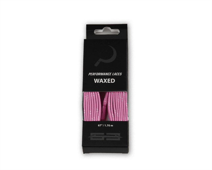 GC - Hockey Laces Pink - Sada tkaniček na brusle