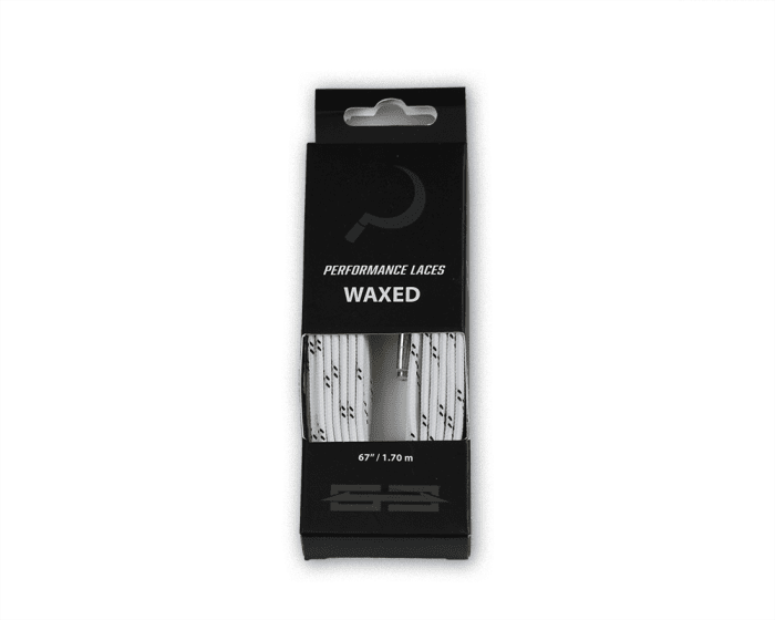 GC - Hockey Laces White - Sada tkaniček na brusle