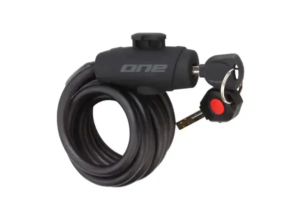 One Bikeparts Sk.Lock 15.120 zámek black/grey 15mm/120cm